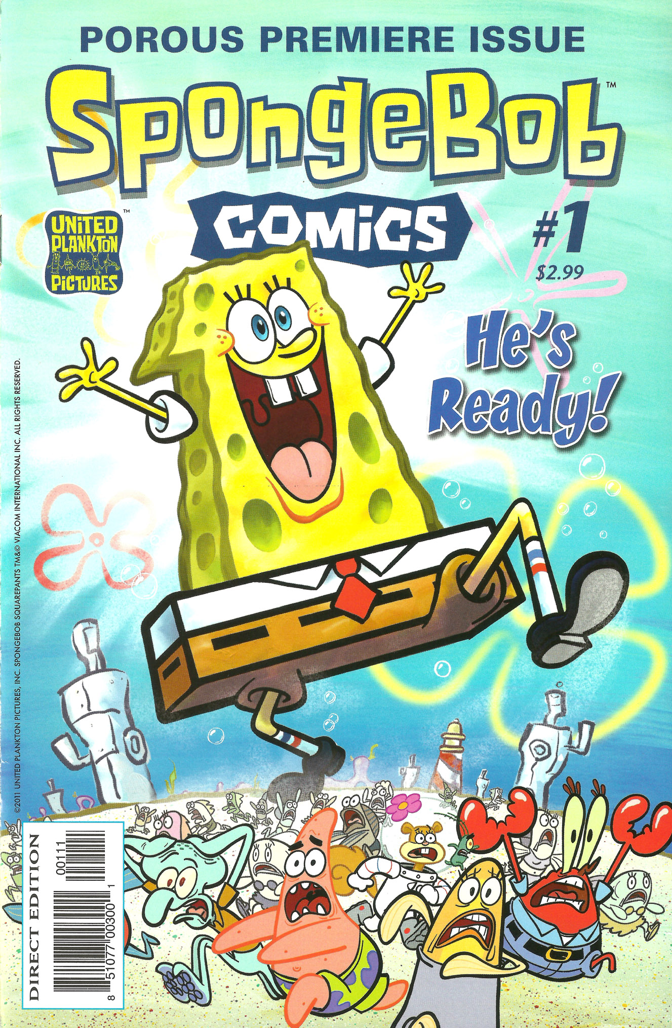 Spongebuddy Mania Spongebob Comics 1 Porous Premiere Issue 4097