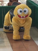 Creepy Bootleg SpongeBob Costume I Found In A Antique Mall : r/ThriftGrift