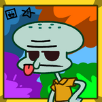 Squidward is unhappy about his art being ruined.png